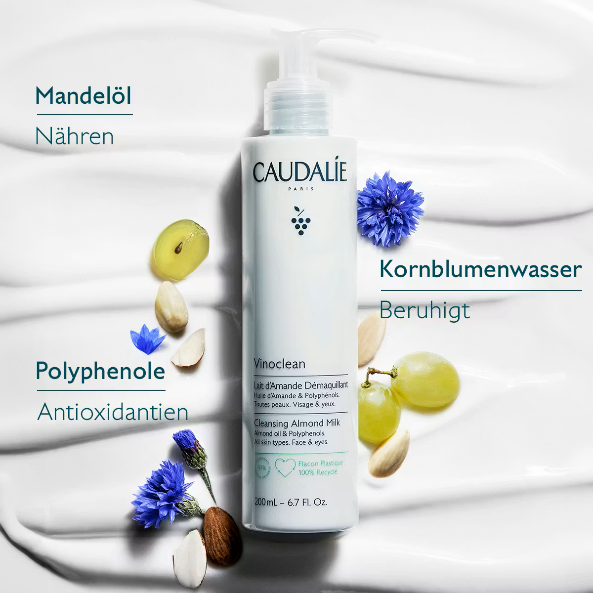 Vinoclean Mandel-Reinigungsmilch 100ml