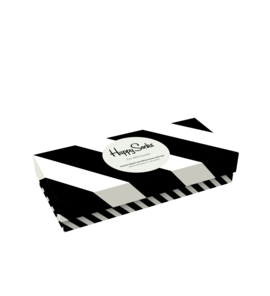 Black & White Sock Classic Box 4er 36-40