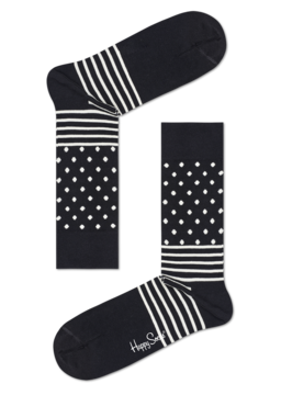 Black & White Sock Classic Box 4er 36-40